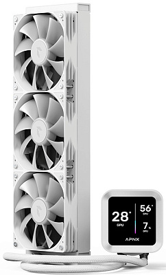 Кулер с водяным охлаждением APNX LC1-D 360 WH (APLA-SV36117.21)