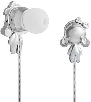 Наушники Monster Harajuku Lovers Space Age - Silver-White (128692)