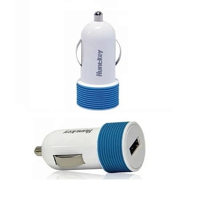 Зарядное устройство автомобильное 10Вт HuntKey HKB01005021-0B с кабелем (HKB01005021-0B с кабелем)
