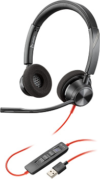 Проводная гарнитура Poly Blackwire 3320, BW3320-M USB-A (214012-01)