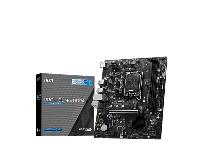 Материнская плата MSI PRO H610M-S DDR4 II (PRO H610M-S DDR4 II)