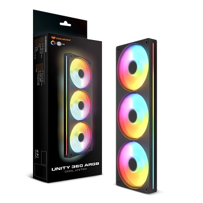 Комплект кулеров для компьютерного корпуса Cougar Unity360-FB ARGB (CF-UN360FB-RGB)