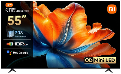 Смарт телевизор Xiaomi S Mini LED 2026 55" (L55MC-SRU)