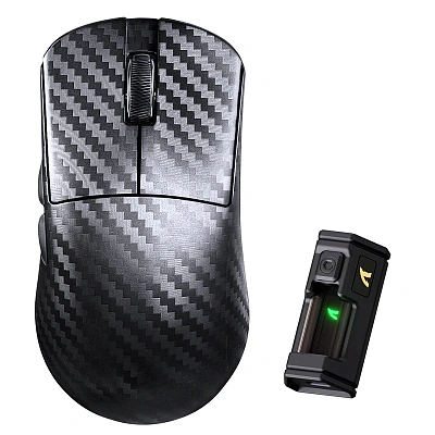 Мышь Attack Shark R11 Ultra Weave Black (R11Ultra Phantom Shark (Weave Black))