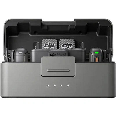 Петличный микрофон DJI Mic 3 (2 TX + 1 RX + Charging Case) (6937224116344)