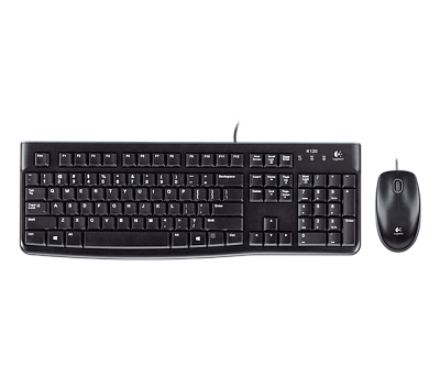 Клавиатура + мышь  Logitech MK120 (Desktop) (920-002561)