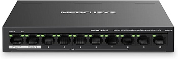 Коммутатор PoE+ 10-портовый  Mercusys MS110P  (MS110P(UN))
