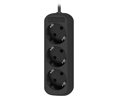 Удлинитель DEFENDER с заземлением M350 5 м, 3 розетки (99323)