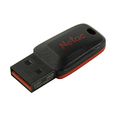 USB Флеш 64GB 2.0 Netac U197 NT03U197N-064G-20BK черный (NT03U197N-064G-20BK)