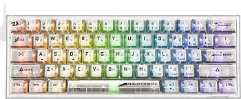 Клавиатура механическая Redragon Fizz прозрачный (71736)