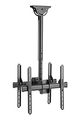Кронштейн потолочный Brateck PLB-CE944-01SD для 2-х ТВ и мониторов, 32"-55" (PLB-CE944-01SD)