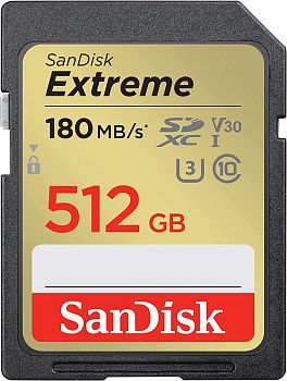 Карта памяти Sandisk Extreme 512GB SDXC (SDSDXVV-512G-GNCIN)