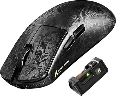 Мышь Attack Shark R11 Ultra Forged Black (R11Ultra Ink Blade (Forged Black))