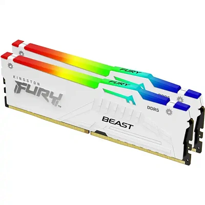 Оперативная память Kingston Fury Beast RGB (AMD),  DDR5 32 GB kit (2x16GB) 5600MHz (KF556C36BWEAK2-32)