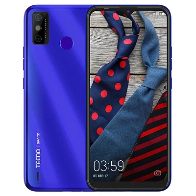 Смартфон Tecno Spark 6 Go, 3/64GB, Aqua Blue (KE5J/BLUE-3/64GB)