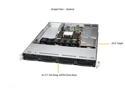 Сервер SuperMicro SYS-510P-WTR ()
