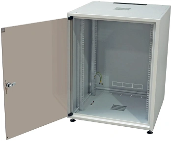 Шкаф напольный ZPAS SJB 19″, 18U, 600×600 мм (W-3987-01-04-011)