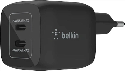 Зарядное устройство Belkin USB Type-C черный - Universal (WCH013vfBK)