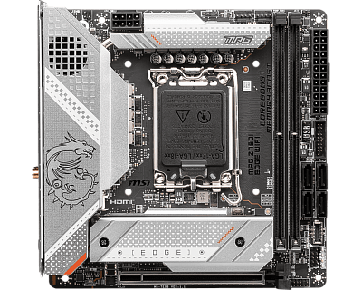 Материнская плата MSI MPG Z790I EDGE WIFI, LGA1700, 2xDDR5, mITX (MPG Z790I EDGE WIFI)