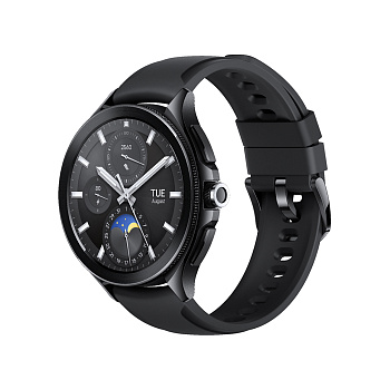 Смарт часы Xiaomi Watch 2 Pro-Bluetooth Black Case with Black Fluororubber Strap (M2234W1)