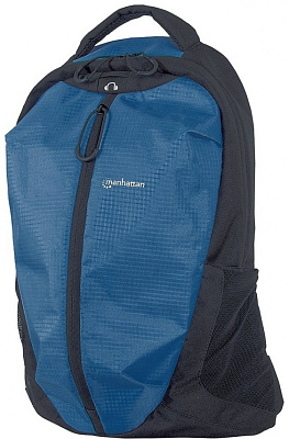  Рюкзак для ноутбука 15.6" Manhattan Airpack, Black-Blue (439718)