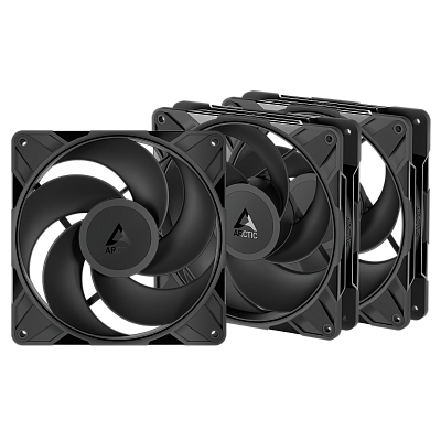 Кулер для корпуса ARCTIC P14 Pro Reverse 3 Pack, Black (ACFAN00330A)