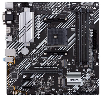 Материнская плата ASUS PRIME B550M-A AM4 4xDDR4 4xSATA3 RAID 2xM.2 DVI-D D-Sub HDMI mATX (PRIME B550M-A)
