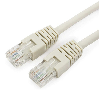 Патч-корд UTP, Кат.5е, 10м, NETLAN, 4 пары, серый, упак. 5шт (EC-PC4UD55B-BC-PVC-100-GY)
