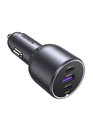 Автомобильное зарядное устройство UGREEN QC4+, PD, 130W, EC705 (35025)