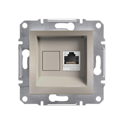 Розетка компьютерная SE EPH4700169 Asfora RJ45 кат.6e механизм бронза (EPH4700169)