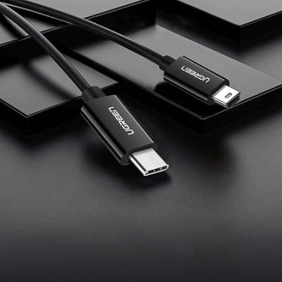 Кабель Ugreen US242, USB С - mini USB, 1m (50445)