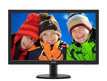 Монитор Philips 243V5QHSBA - Black 23.6" (243V5QHSBA/01)