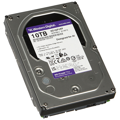 Жесткий диск для видеонаблюдения HDD 10Tb WD Purple Pro (WD102PURP)