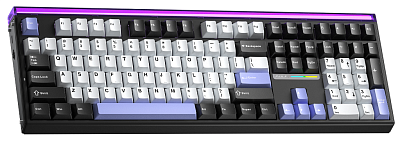 Клавиатура AULA H108, White+Black+Blue (H108)