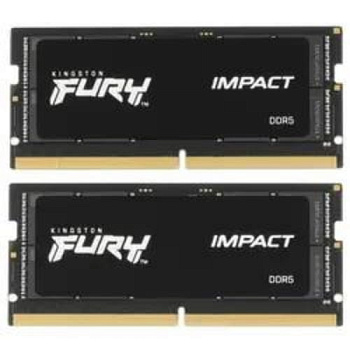 Оперативная память для ноутбука Kingston Fury Impact SO DIMM DDR5 64GB DDR5 (KF556S40IBK2-64) Оперативная память для ноутбука Kingston Fury Impact SO DIMM DDR5 64GB DDR5 (KF556S40IBK2-64)