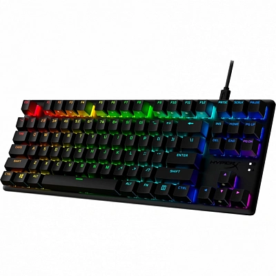 Игровая клавиатура HyperX Alloy Origins Core PBT HX Aqua TKL (639N9AA)