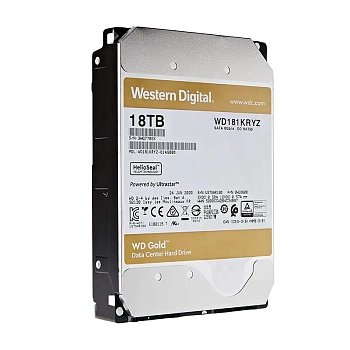 Жесткий диск повышенной надежности HDD 18Tb Western Digital GOLD Enterprise (WD181KRYZ)
