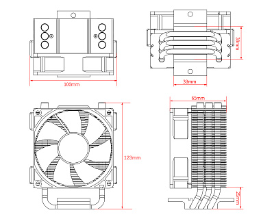 Кулер ID-Cooling SE-903-XT (ID-CPU-SE-903-XT S1700)