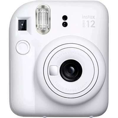 Фотоаппарат моментальной печати FUJIFILM INSTAX MINI 12 BUNDLE СLEAR CASE + L20PK WHITE (N0000004008)