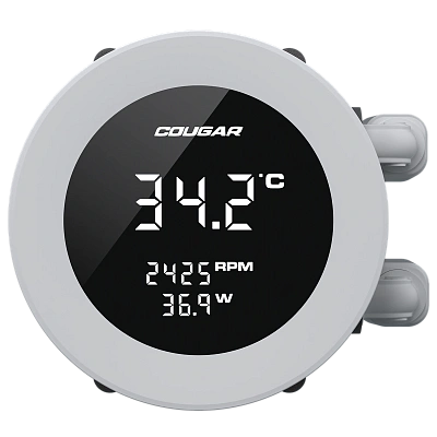 Кулер с водяным охлаждением Cougar Poseidon Vistek ARGB 360 WH (CGR-PSDVARGB-W-360)
