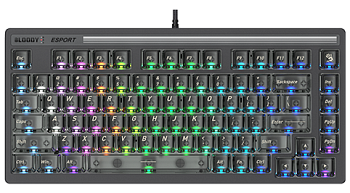 Клавиатура игровая Bloody LK72R, Sports Grey (LK72R Sports Grey)