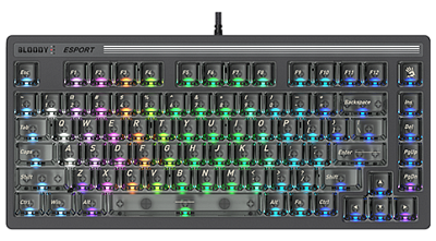Клавиатура игровая Bloody LK72R, Sports Grey (LK72R Sports Grey)