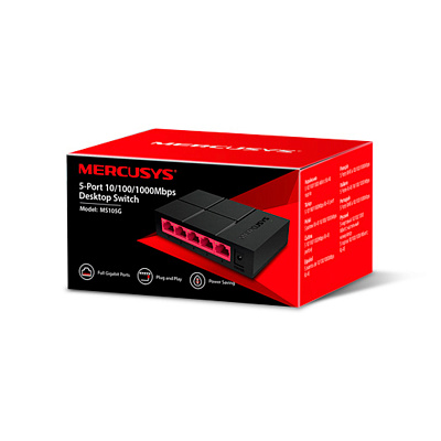 Коммутатор Mercusys MS105G (MS105G(EU))