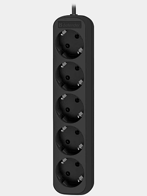 Удлинитель DEFENDER с заземлением M518 1.8 м, 5 розеток (99329)