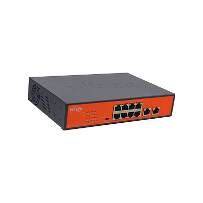 Коммутатор неуправляемый Wi-Tek WI-PS210G v4  (WI-PS210G v4)