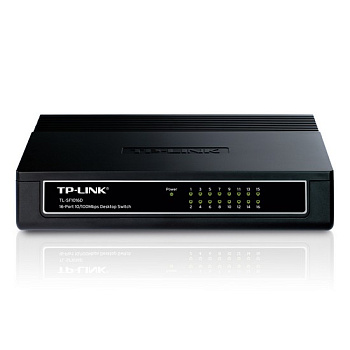 Коммутатор TP-Link TL-SF1016D 16-портовый 10/100 Мбит/с настольный коммутатор (TL-SF1016D) Коммутатор TP-Link TL-SF1016D 16-портовый 10/100 Мбит/с настольный коммутатор (TL-SF1016D)