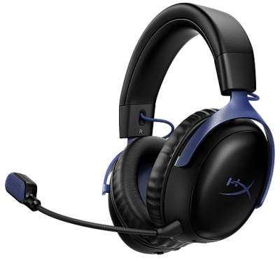 Гарнитура, HyperX Cloud III S Wireless, Чёрно-Синий (DF7E9AA)