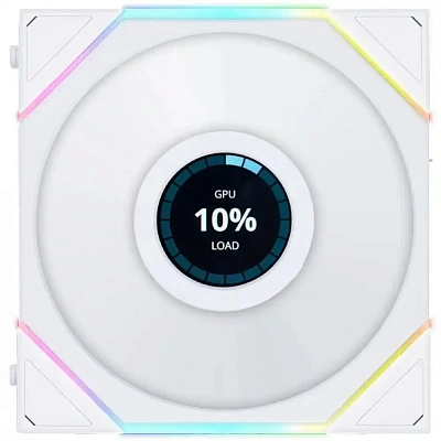 Вентилятор для корпуса Lian Li Uni Fan TL Wireless LCD 120 ARGB Reverse Blade, White (12RTLLCD1W1W)