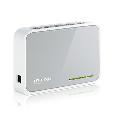 Коммутатор TP-Link TL-SF1005D 5-портовый 10/100 Мбит/с настольный коммутатор (TL-SF1005D)