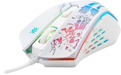 Мышь Defender Sin'Sister GM-933, White + коврик (52932)